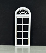Miniature Arched Segmental Windows Kit – 1:12 & 1:24 Scale Dollhouse Windows