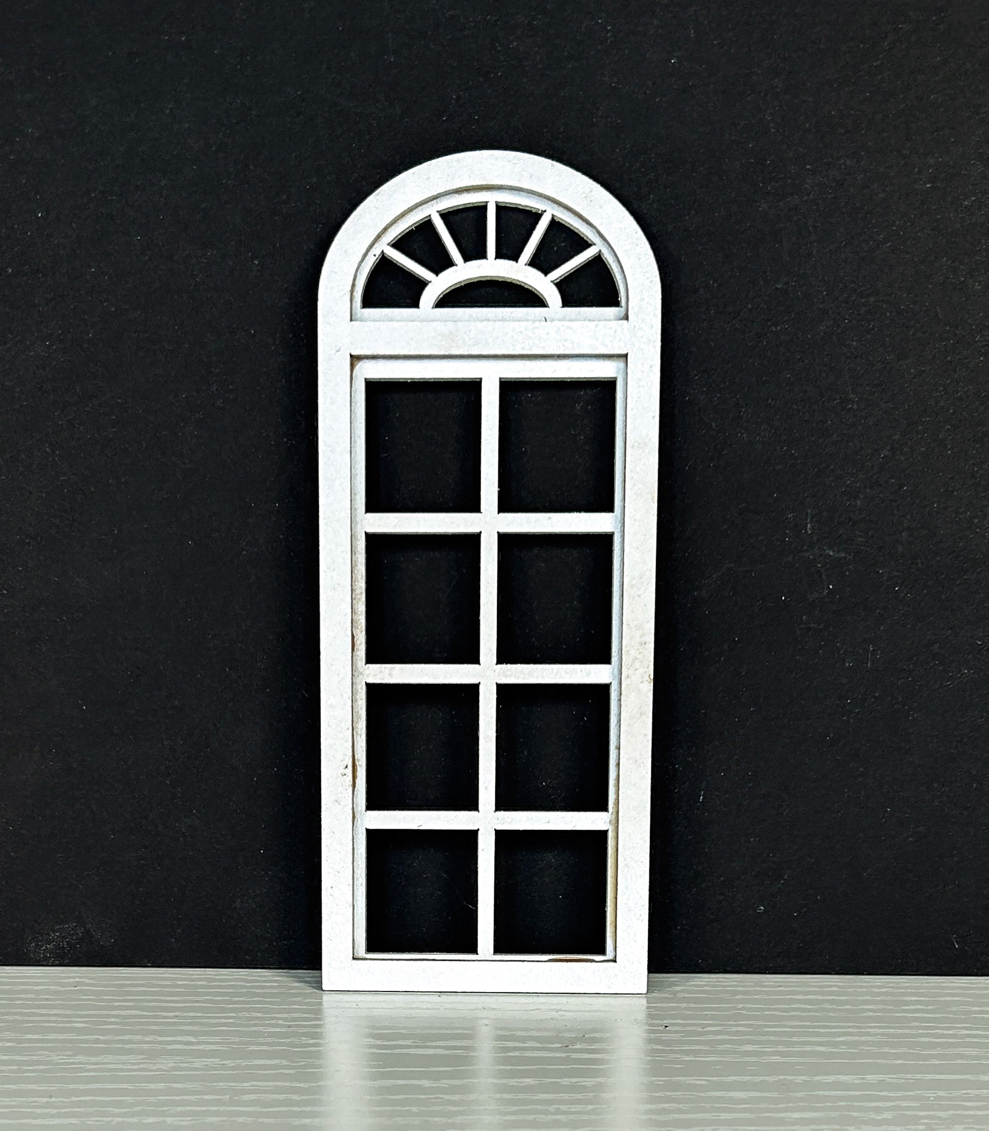 Miniature Arched Segmental Windows Kit – 1:12 & 1:24 Scale Dollhouse Windows