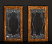 Art Nouveau Style Windows - Set of Two - Unfinished Kit