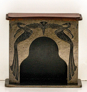 Miniature Art Nouveau Style Fireplace - 1 12 or 1 24 Scale Kit