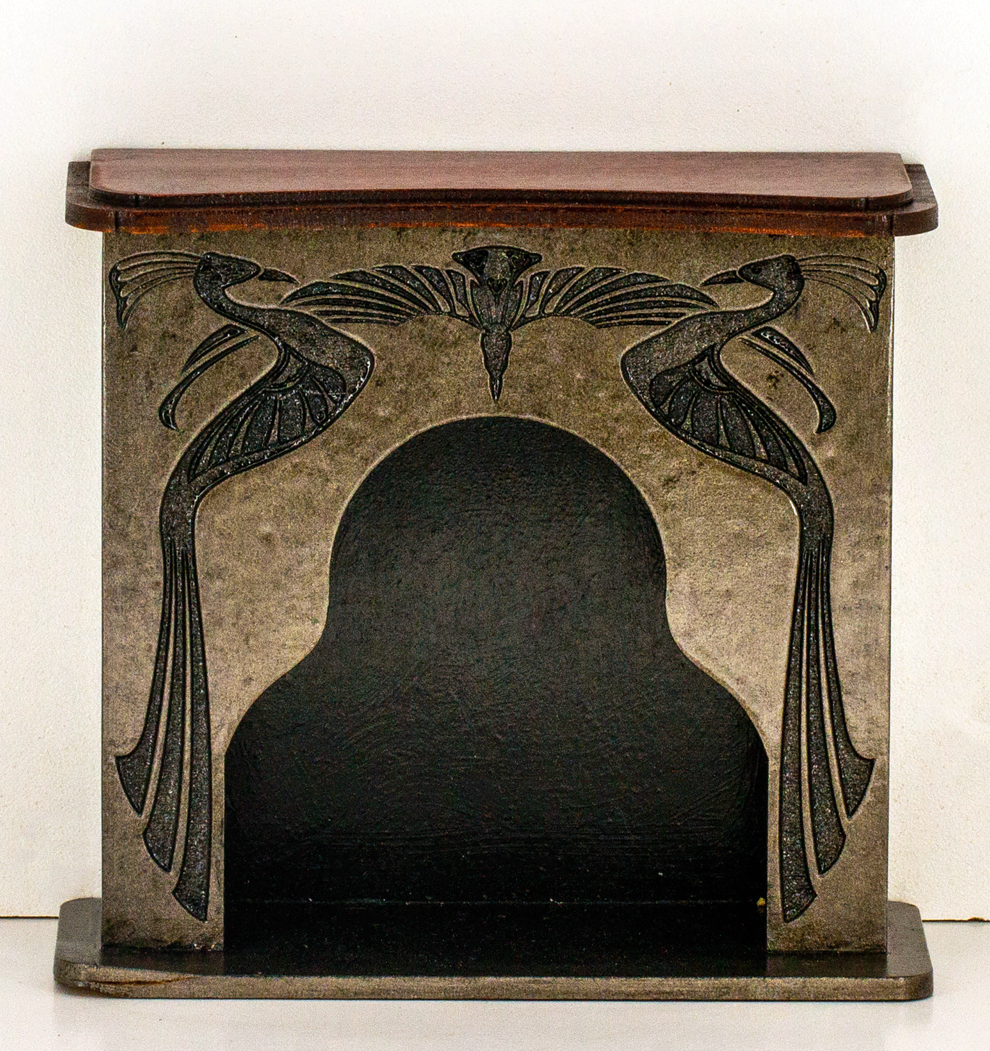 Miniature Art Nouveau Style Fireplace - 1 12 or 1 24 Scale Kit