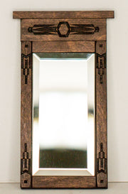 Miniature Arts and Crafts Style Large Mirror - 1 12 Scale Kit