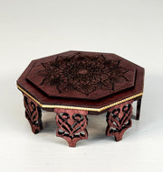 Miniature Chowki Table Kit – 1:12 Scale Dollhouse Furniture Kit