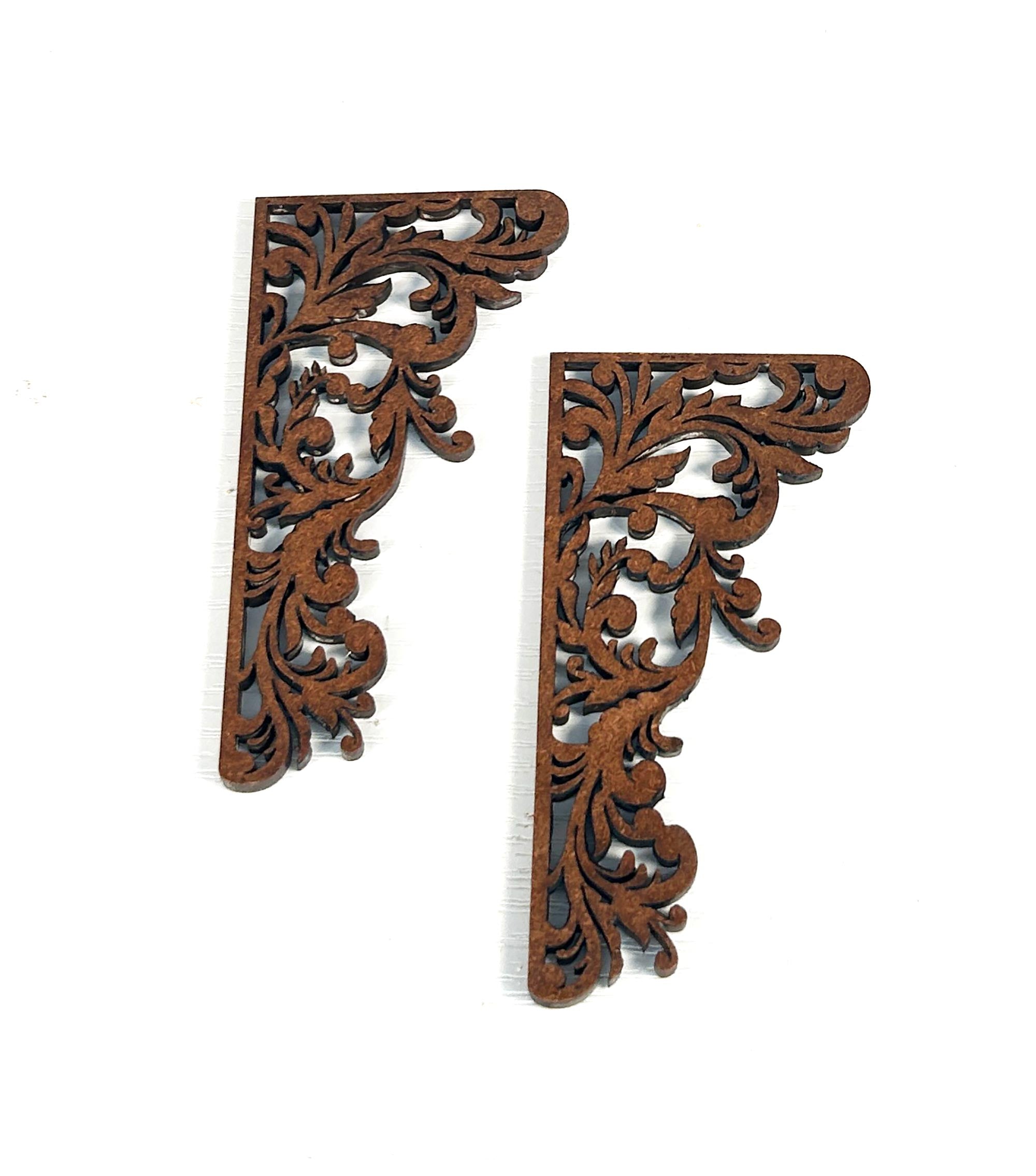 Miniature Dollhouse Corner Trim – 1:12 or 1:24 Scale Decorative Architectural Trim