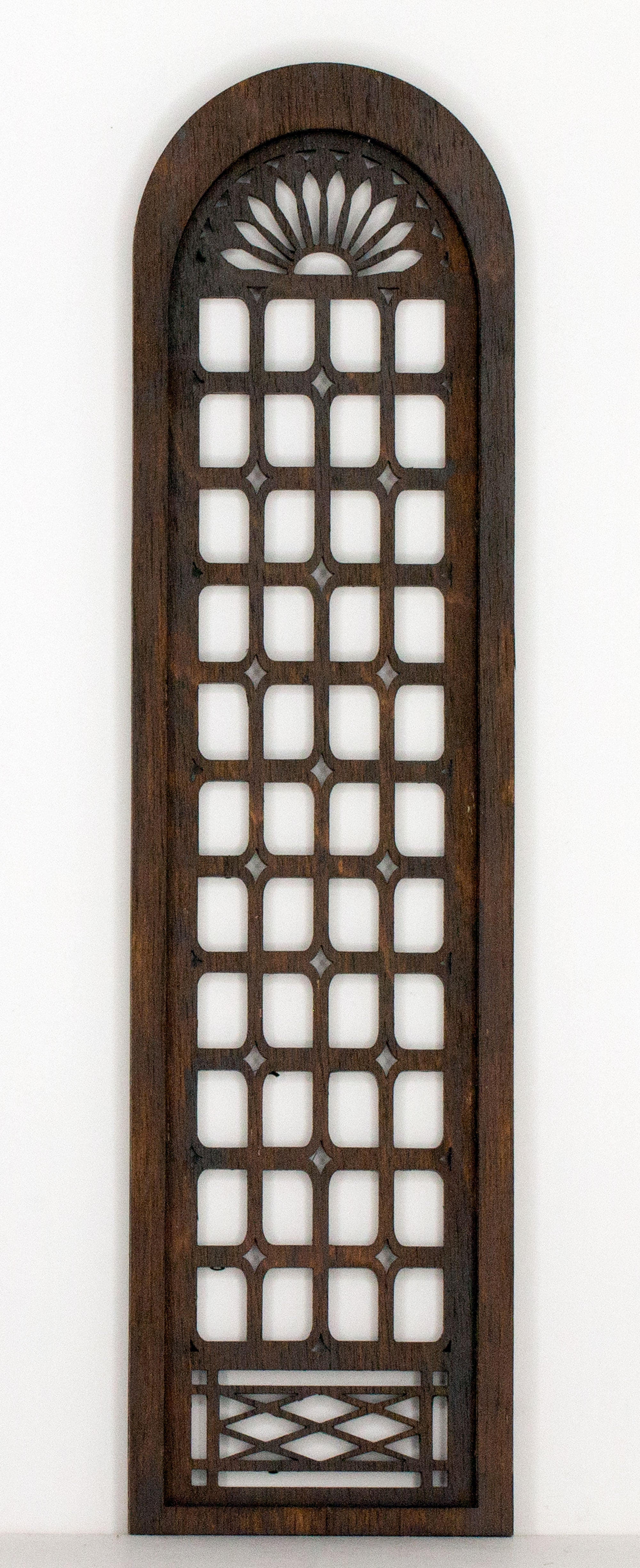 Miniature Arched Window Style E - Unfinished Kit - Multiple Sizes