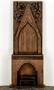 Miniature Gothic Style C Fireplace - 1 12 or 1 24 Scale Kit