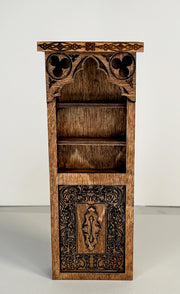 Gothic Bookcase Kit – 1:12 Scale Dollhouse Furniture