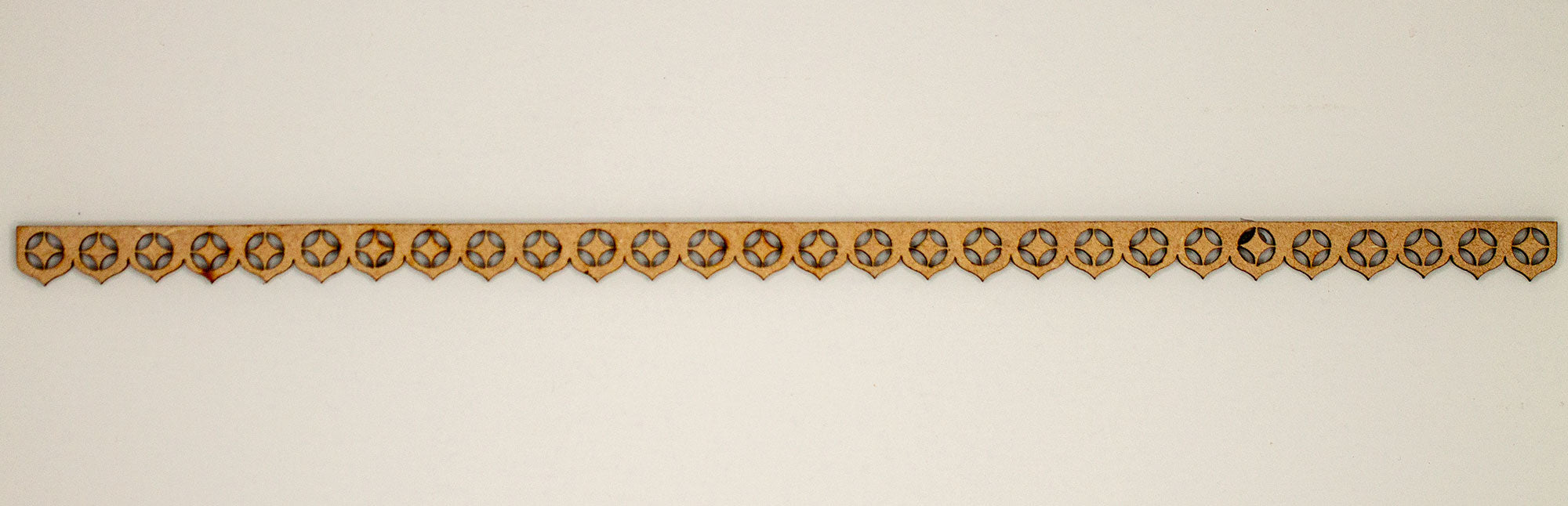 Miniature Dollhouse Gothic Style Filigree Trim - Unfinished - Style A