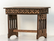 Miniature Medieval Gothic Style Writing Desk - 1 12  or 1 24 Scale Kit