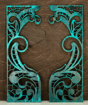 Miniature Dollhouse Interior Door Trim - Set of Two - Unfinished - Style A - Multiple Sizes