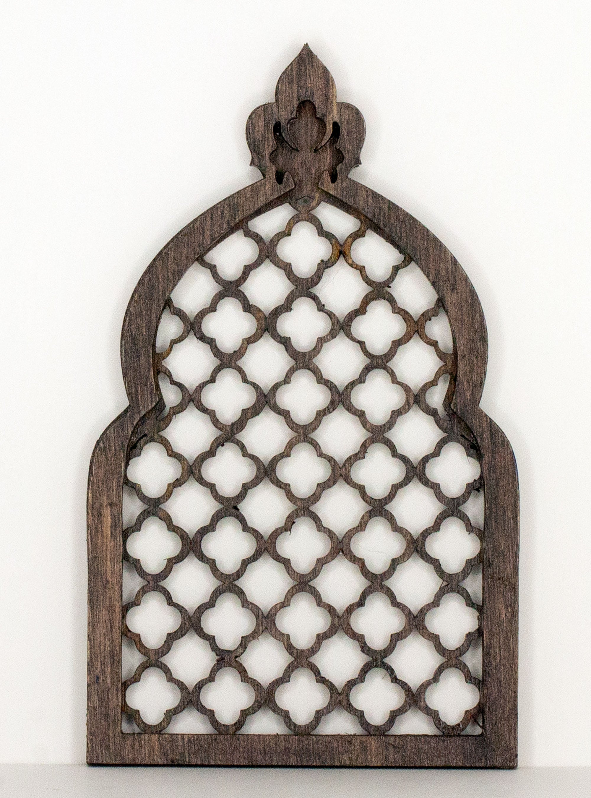 Miniature Moroccan Style Arched Tracery Window - Unfinished Kit - Multiple Sizes