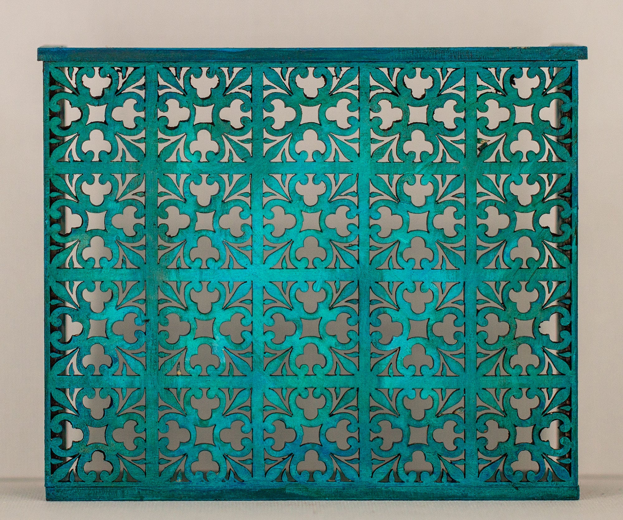 Miniature Moroccan Influenced Filigree Balcony  - Unfinished Kit 1 12 Scale