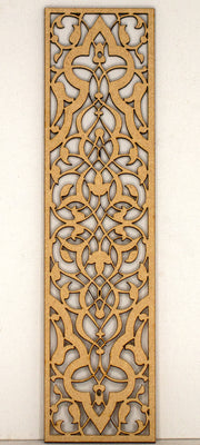 Unfinished Miniature Filigree Wall Panel or Garden Trellis - 8 Inch or 5 Inch