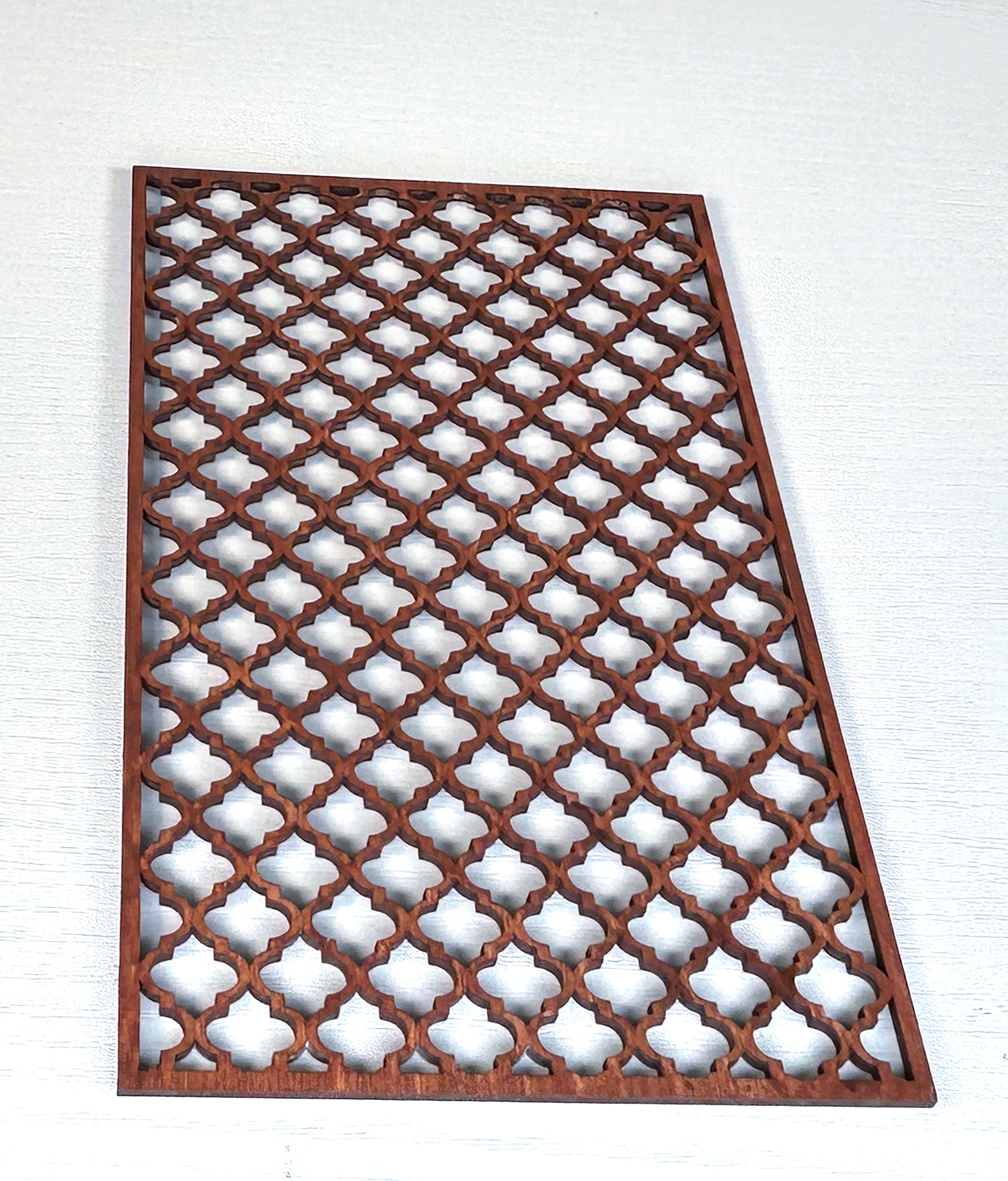 Miniature Gothic Quatrefoil Panel Kit – Dollhouse Architectural Wall Panel