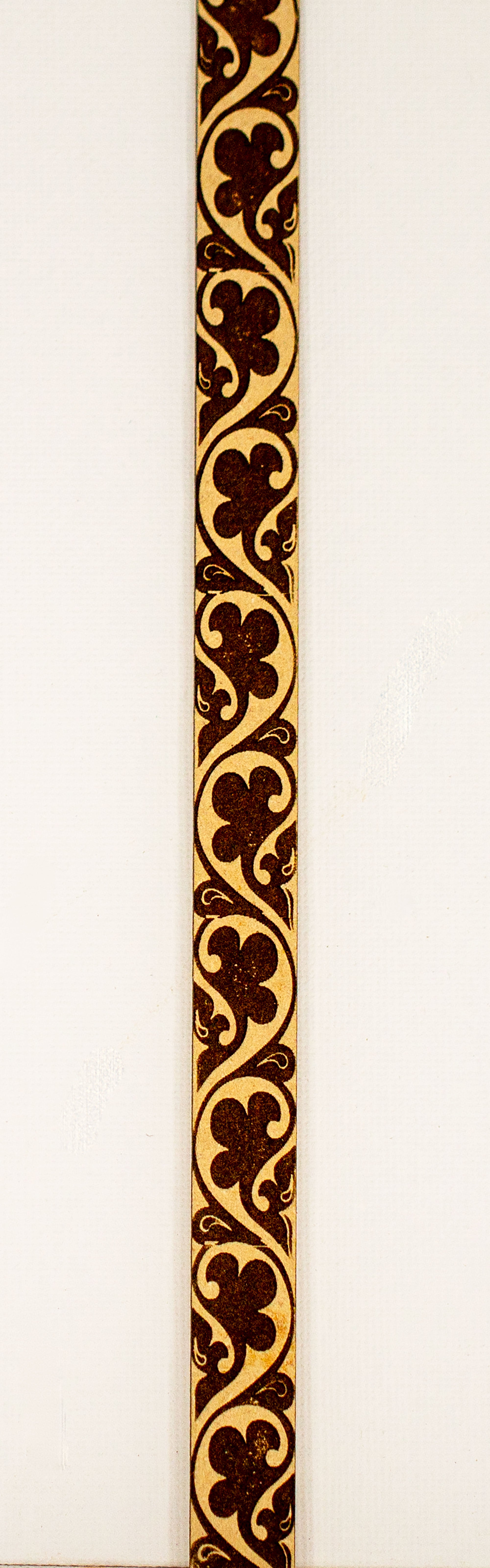 Miniature Dollhouse Engraved Trim - Unfinished - Style B