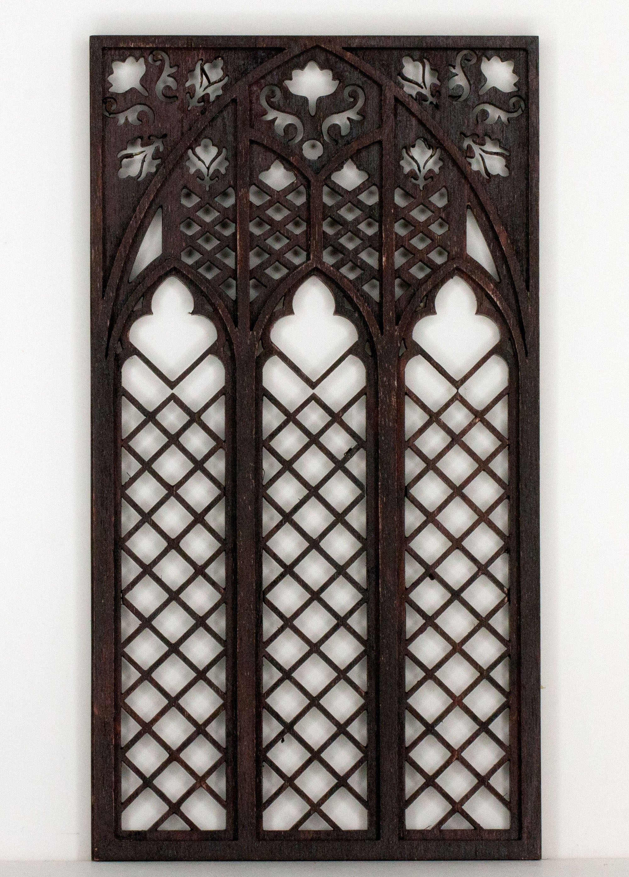Gothic Style Large Window Triplet - Style A - Available in Two Sizes